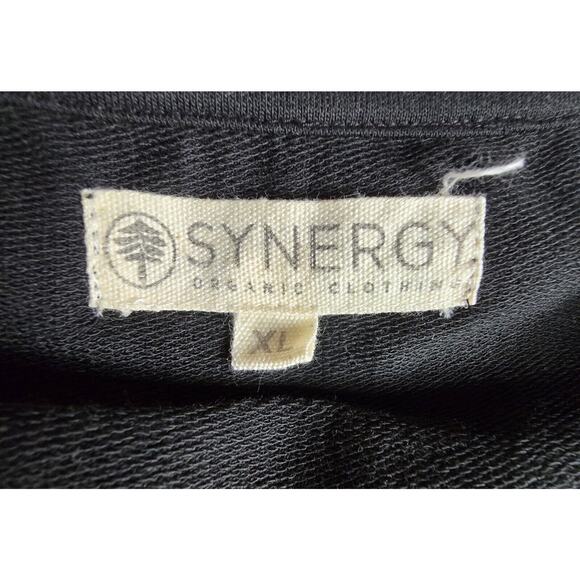 Synergy Shift Dress Organic Cotton Scoop Neck 3/4 Sleeve Colorblock XL - Picture 6 of 8